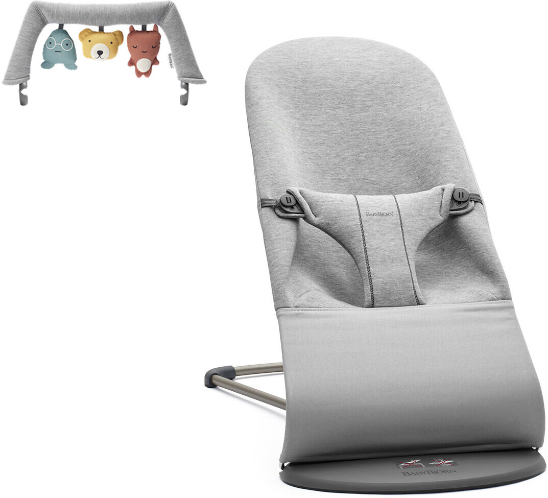 BABYBJORN Transat bliss jersey 3d avec jouets arche de jeux&