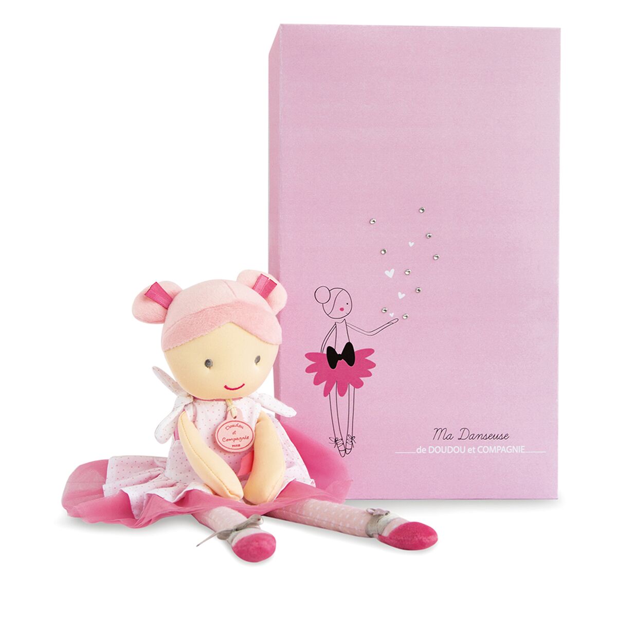 DOUDOU ET COMPAGNIE Les Tutus de Doudou Ma danseuse 36 cm