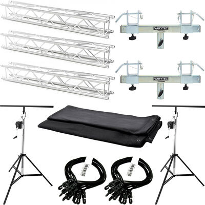 Stairville Wind Up DJ Bundle IV Plus Black