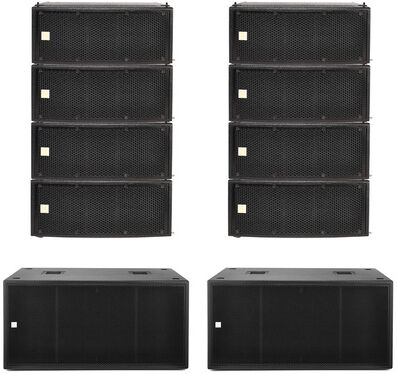 the box pro A 8 LA Small Venue Set Black