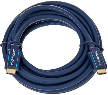 Clicktronic HDMI Casual Cable 5m Dark blue