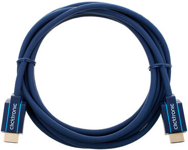 Clicktronic HDMI Casual Cable 3m Dark blue