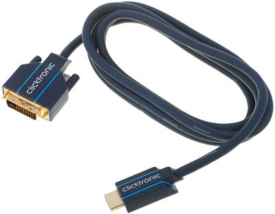 Clicktronic HDMI DVI Casual Cable 2m