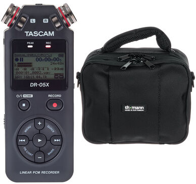 Tascam DR 05X Bag Bundle Black