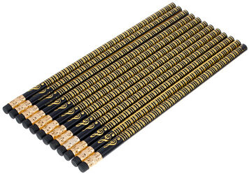 agifty Pencil Gold Piano Set Of 10