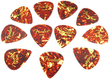 Fender Cl Celluloid Pick Shell T 12