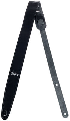 Taylor Suede Guitar Strap Black Black