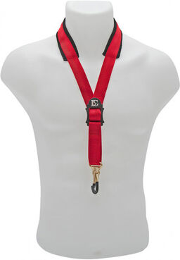 BG S19MSH Saxophone Strap Red