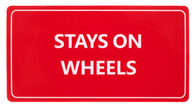 Stageworx Tourlabel Stays On Wheels Red