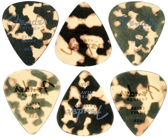 Fender 351 Tortuga Pick XHVY Set