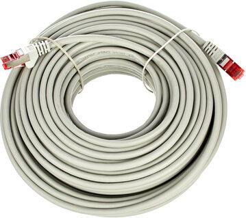 pro snake CAT6 Patch Cable S/FTP 30m gray