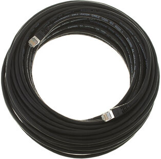 Telegärtner CAT6A Patchkabel 25m, sw Black