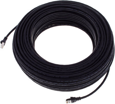 Telegärtner CAT6A Patchkabel 50m, sw Black