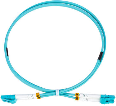 pro snake LWL Cable LC-LC Duplex 1m OM3 Turquoise