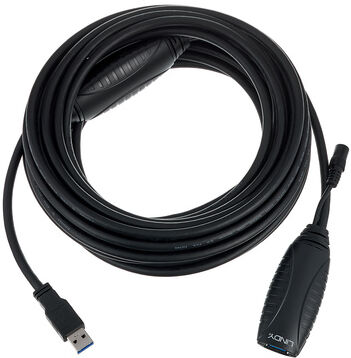 Lindy USB 3.0 Extension Cable 10m Black