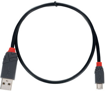 Lindy USB 2.0 Typ A/Micro-B 0,5m Black