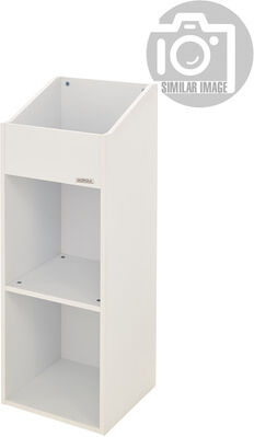 Glorious Record Rack 330 White White