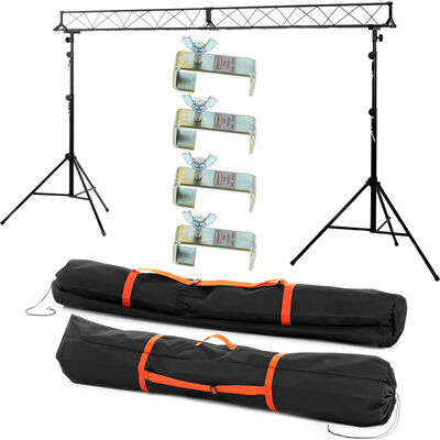 Stageworx LB-3 Lighting Stand Set Bundle Black