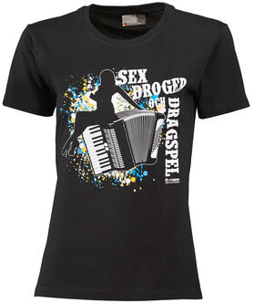 Thomann Girlie T Shirt ""Sex,..."" S Black