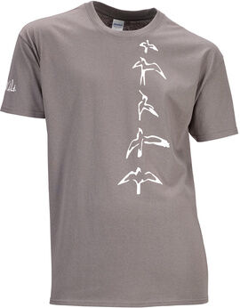 PRS T-Shirt Charcoal Bird S Grey