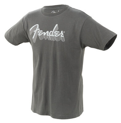 Fender T Shirt Reflective Charcoal L