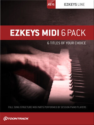 Toontrack EZkeys Midi 6 Pack