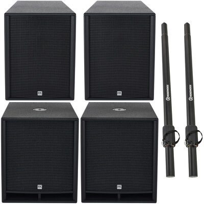 HK Audio PR O 115 FD2 118 Sub D2 Bundle Black