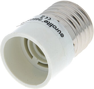 Eurolite Socket Adapter E 27 auf E 14 White