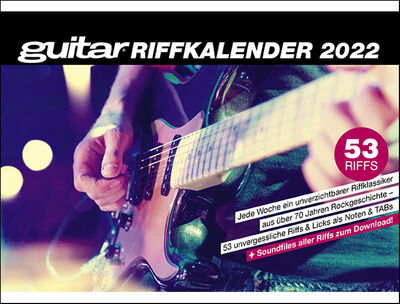 PPV Medien Guitar Riffkalender 2022
