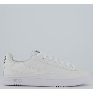 Tênis Fila Court 90 Sport Feminino Branco e Marinho Tênis Fila Court 90 Sport Feminino Branco e Marinho