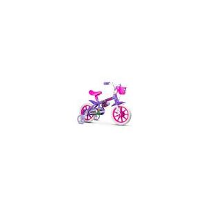 Bicicleta Infantil Nathor Aro 12 Violet C/Rodinhas Cestinha