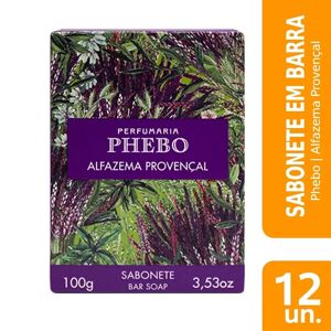 Phebo Sabonete Phebo Alfazema Provençal 100g Embalagem com 12 Unidades