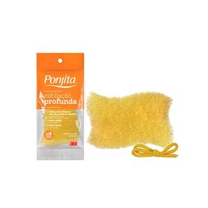 Ponjita Esponja para Banho Ponjita Esfoliante Embalagem com 24 Unidades