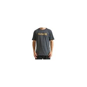 Camiseta Hurley O&O Solid Wt24 Masculina Mescla Preto Camiseta Hurley O&O Solid Wt24 Masculina Mescla Preto