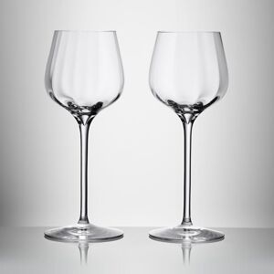 Waterford Elegance Optic Dessert Wine Glass, Set of 2, Crystal, Engraving