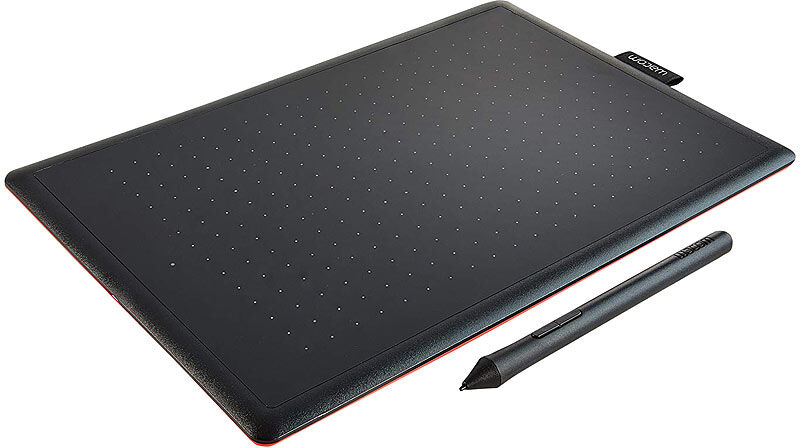 Wacom Grafiktablett, Größe S, inkl. drucksensiblem Stift und 3 Ersatzspitzen