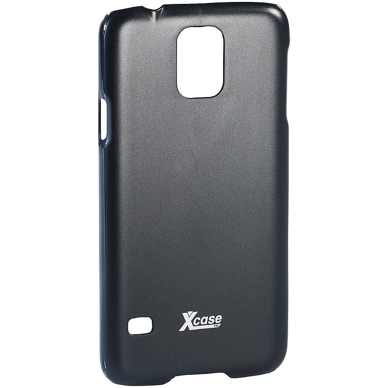 Xcase Ultradünnes Schutzcover für Samsung Galaxy S5 schwarz, 0,3 mm