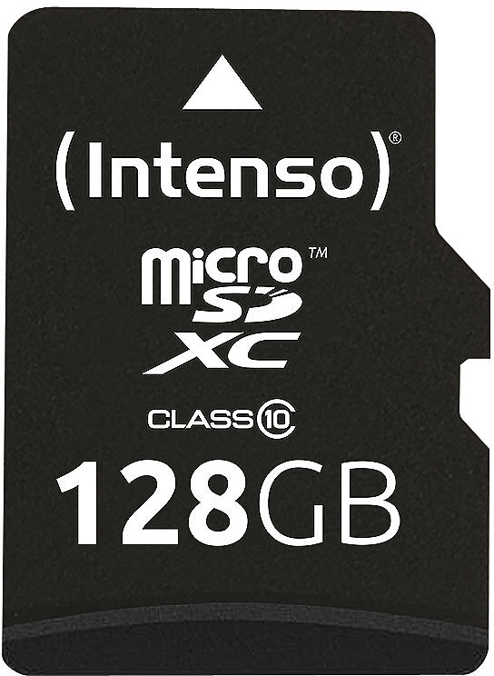 Intenso microSDXC-Speicherkarte 128 GB, Class 10, inkl. SD-Adapter