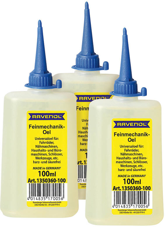 Ravenol 3er-Set Feinmechanik-Öl (3x 100 ml)