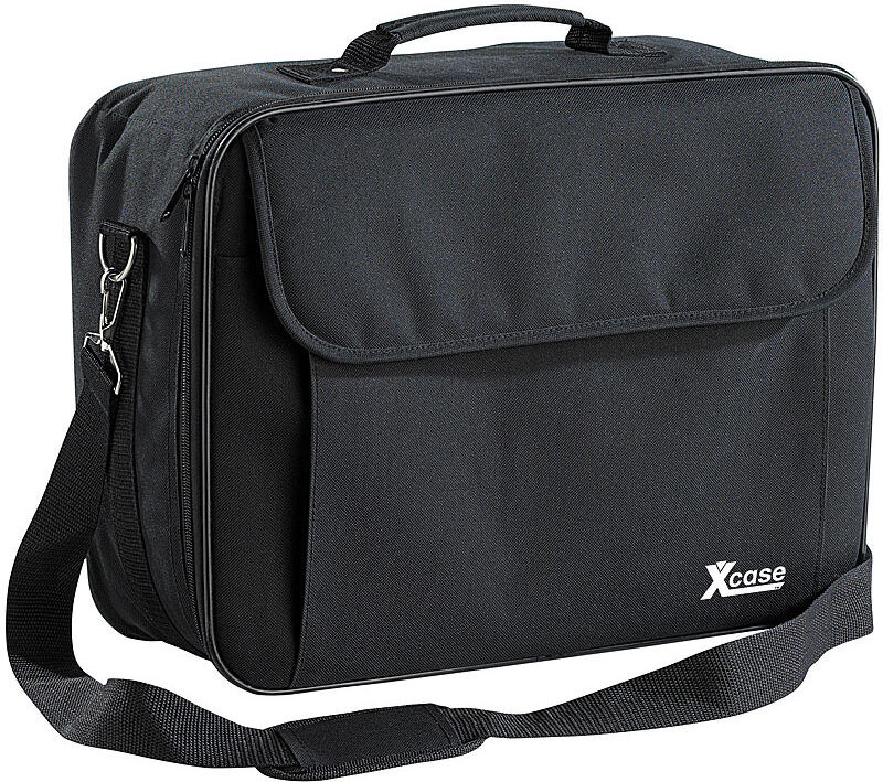 Xcase Gepolsterte Beamer-Tasche Universal mit Innenteiler, Größe L