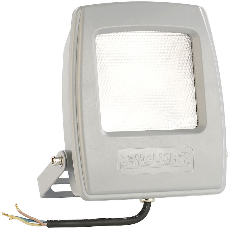 KryoLights Wetterfester LED-Fluter, 20 Watt, 1.600 Lumen, IP65, warmweiß 3.000 K