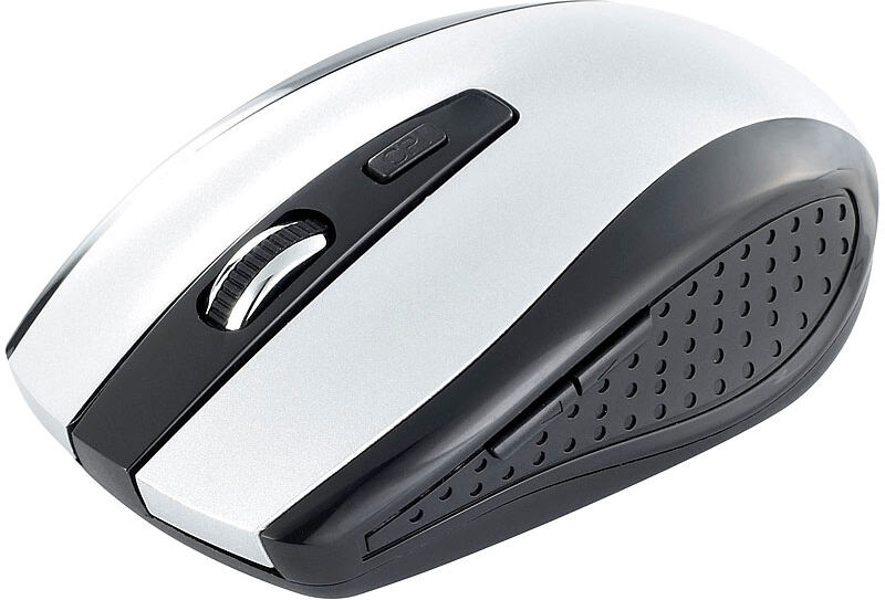 GeneralKeys Optische Maus mit Bluetooth 3.0, 1.600 dpi, 6 Tasten