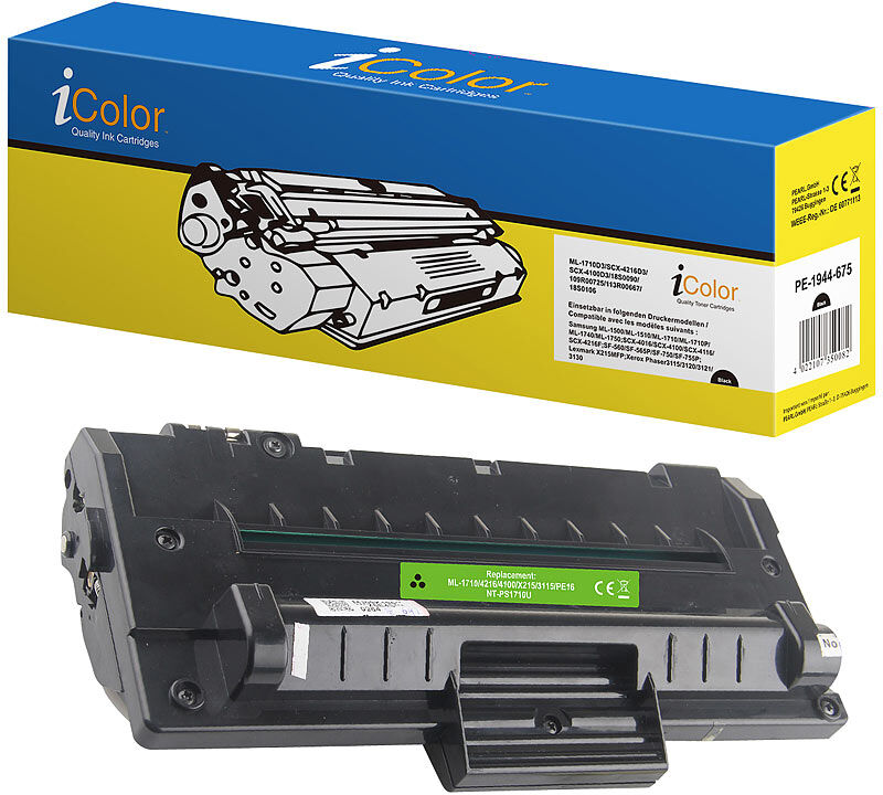 iColor Kompatibler Samsung ML-1710D3 / SCX-4216D3 Toner, schwarz