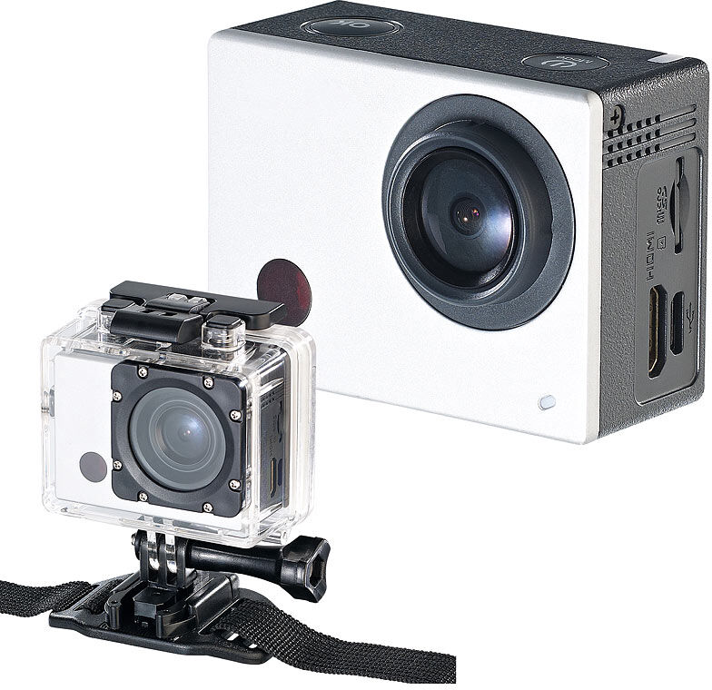 Somikon Full-HD-Action-Cam DV-850.WiFi mit Farb-Display, Fernbedienung