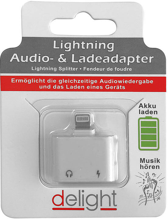 Apple Lightning Splitter Audio- & Ladeadapter ab iPhone 7