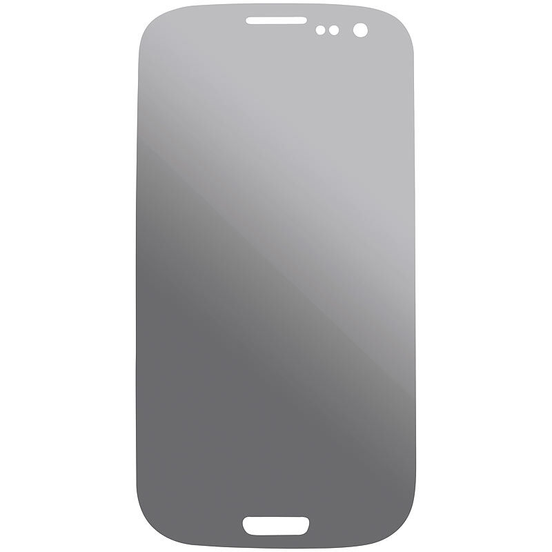 Somikon Displayschutzfolie für Samsung Galaxy S3, privacy