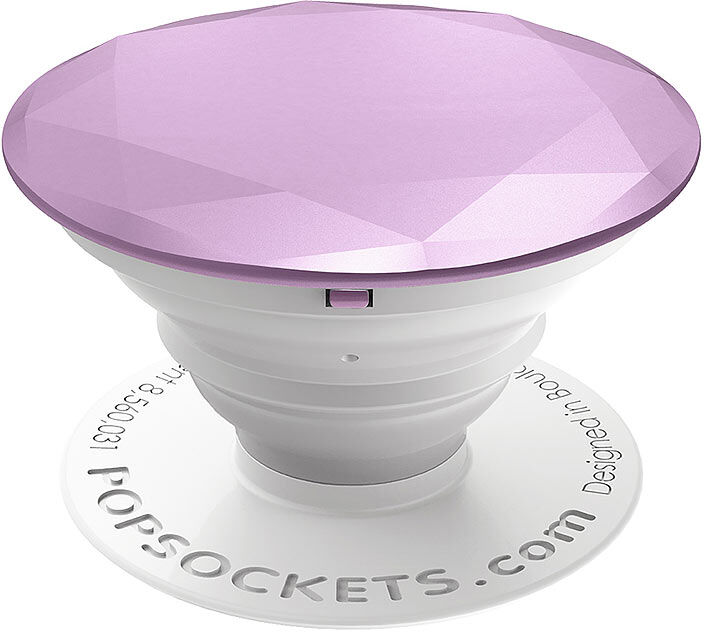 PopSockets Ausziehbarer Sockel und Griff für Handys und  - Lilac Metallic Diamond