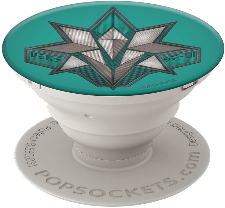 PopSockets Ausziehbarer Sockel und Griff für Handy & Tablet - Captain Marvel Teal