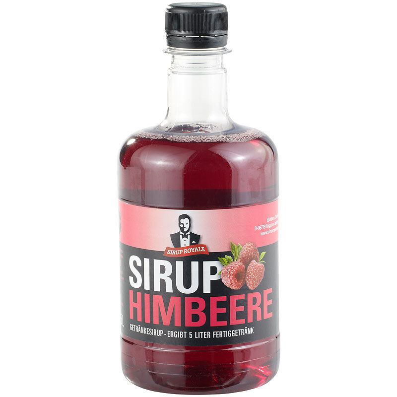 Sirup Royale mit Himbeer-Geschmack, 0,5 Liter, PET-Flasche