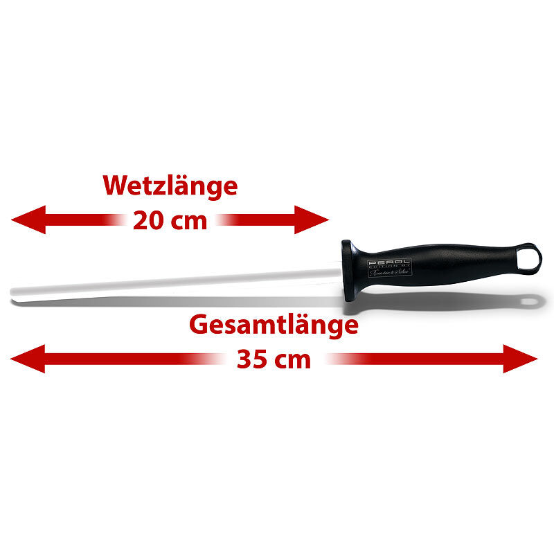 Rosenstein & Söhne Keramik-Schleifstab für Stahlmesser